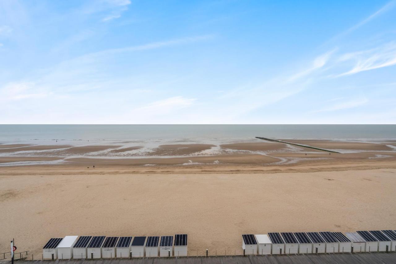 Zonnig Familie App Op Zeedijk Met Zeezicht Voor 6P Daire Oostende Dış mekan fotoğraf