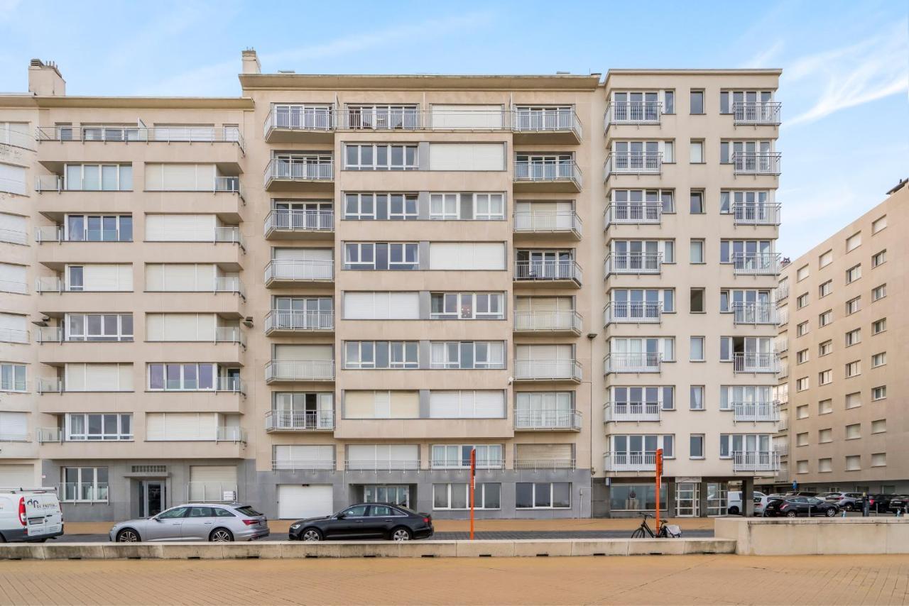 Zonnig Familie App Op Zeedijk Met Zeezicht Voor 6P Daire Oostende Dış mekan fotoğraf