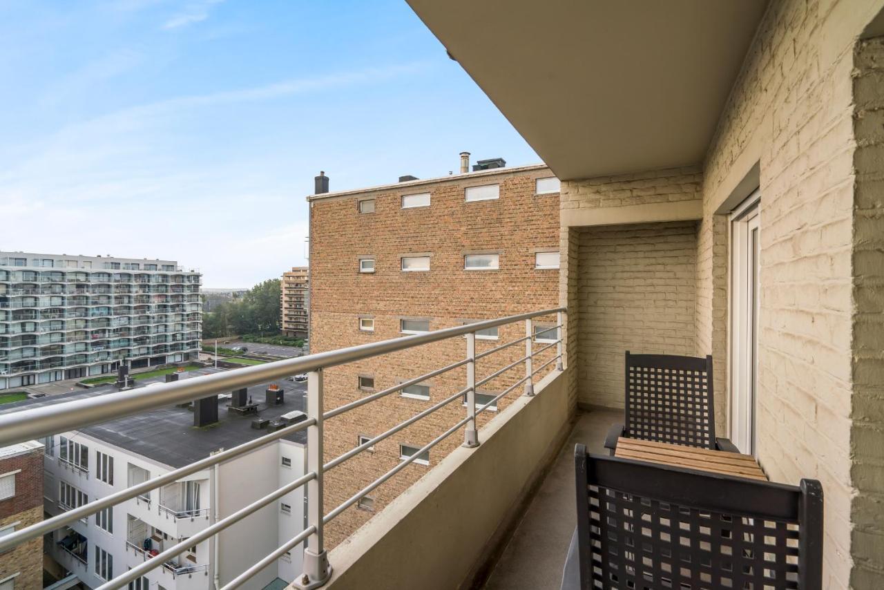 Zonnig Familie App Op Zeedijk Met Zeezicht Voor 6P Daire Oostende Dış mekan fotoğraf
